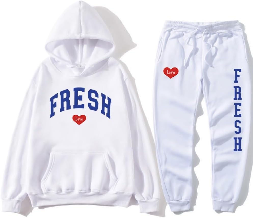 Fresh Love Sturniolo Triplets New Logo Hoodies Sweatpants Set Novelty Two Piece Sweatshirt Pants Suit