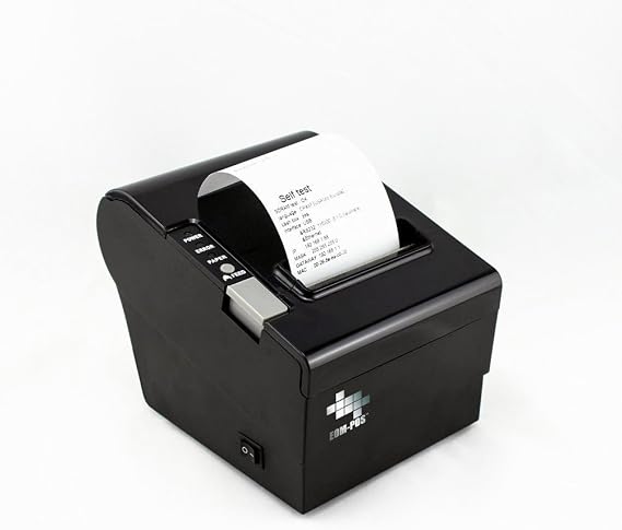 Thermal Receipt Printer - USB, Ethernet -for Windows Systems Only | Auto Cutter- Cash Drawer Port - Paper Width 3 1/8" (80mm)