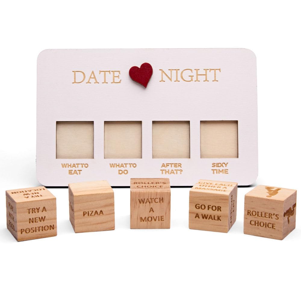 Date Night Dice Kit After Dark Edition: Roll the Dice for Date Night Ideas - Perfect Gift for Couples