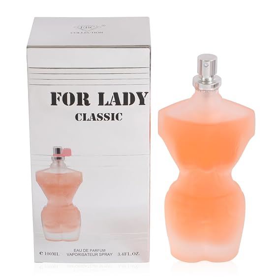 For Lady Classic Spray Perfume Eau de Parfum for Women Floral Citrus Woody Scent 100ml / 3.4 fl.oz