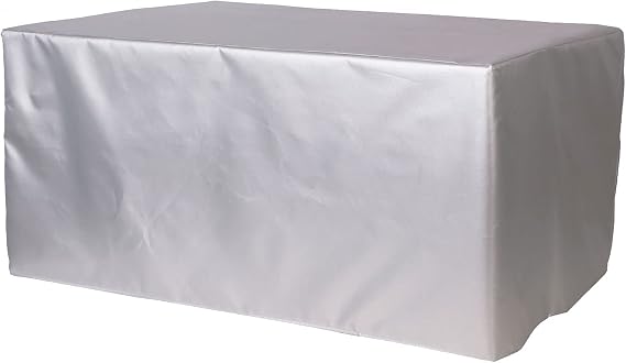 Garden Furniture Covers Waterproof 79x55x28in, Patio Furniture Cover Rectangle, Silver Table Covers 420D Oxford Fabric Rectangular Windproof Garden Table Covers, for Sofas and Chairs