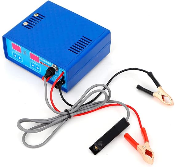 Ultrasonic Inverter 3000 W for Electric Fishing 12 V DC with Protection Functions Electric Fishing Device Shock Device Adjustable Frequency 20-120 Hz ABS Blue