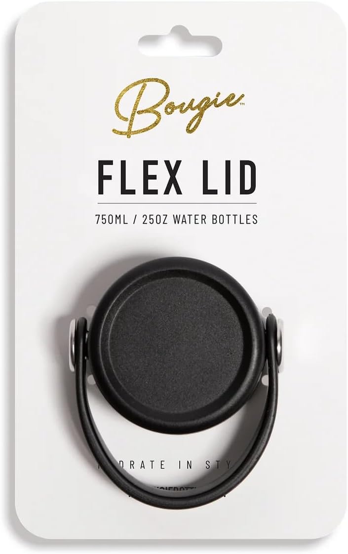 Bougie Flex Lid, Stainless Steel, Black, Kitchen Décor