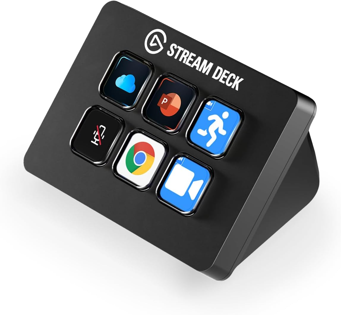 CORSAIR Elgato STREAM DECK Mimi Live Content Creation Controller Switcher USB3.0 LCD Buttons:6pcs 10GAI9901
