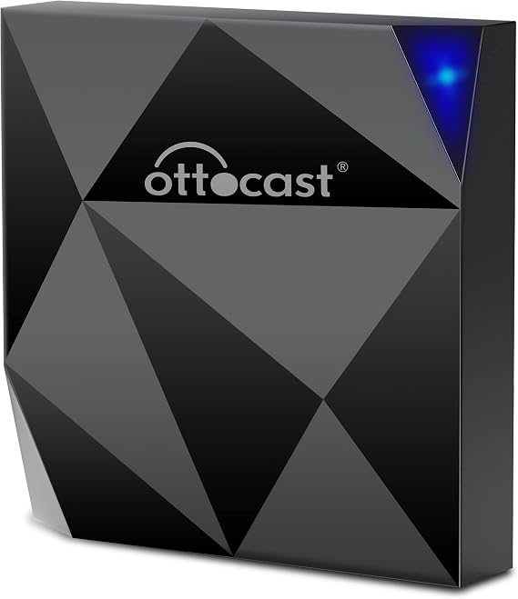 OTTOCAST Wireless CarPlay Adapter for OEM Wired CarPlay Cars(Model Year : 2016-2024), Convert Wired to Wireless CarPlay, Plug & Play, Support Online Update