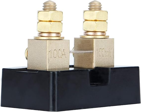 CG 100A 100mV Ampere Electrical Digital DC Current Shunt Resistor for amp Panel Ammeter Current Measurement Tester Gauge...