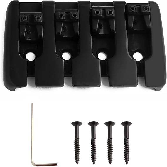 4 String Headless Bass Bridge A Style Top Load Bridge with Zinc Saddles