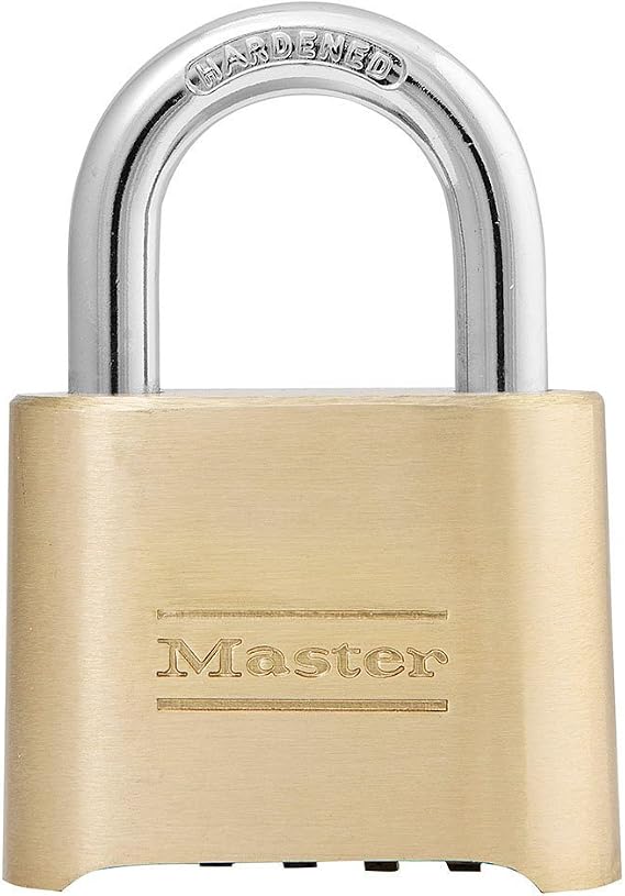 Master Lock Master Lock 178D Set Your Own Combination Lock Black