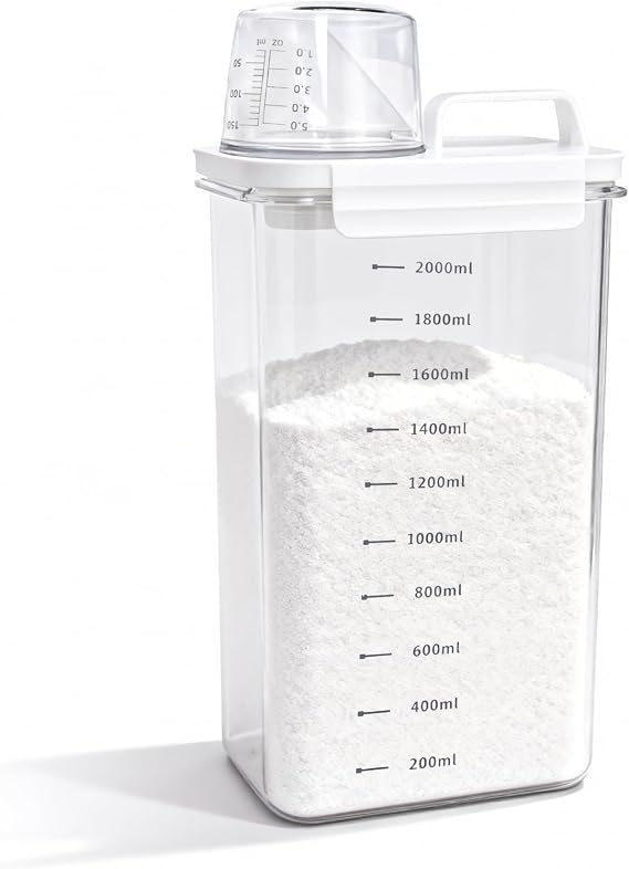 Washing Powder Storage 2300 ml Laundry Detergent Dispenser