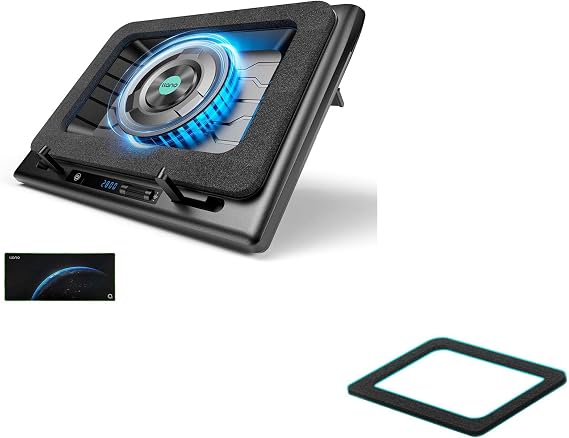 llano Laptop Cooling Pad Bundle with Memory Foam Seal & Dust-Proof