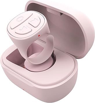 Tiktok Scrolling Ring, Bluetooth Camera Remote Control, Scrolling Ring Remote for iPhone TikTok FB YouTube IG Android Phone, Fingertip Wireless Scroller Page Turner Baby Pink