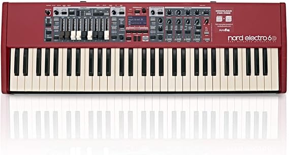 Nord Electro 6D 61 Stage Piano, 61-Note Semi-Weighted Waterfall Keybed