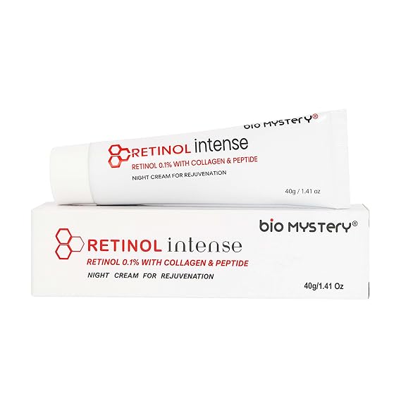 Retinol 0.1 Intense Cream with Collagen & Peptide (35 Gram / 1.23 Oz)