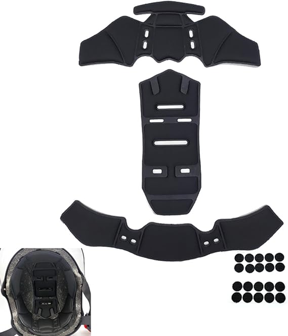 Motorcycle Helmet Liner for LS2 FF906 Advant, Breathable Motorcycle Helmet Cushion Replacement Liner, Motorcycle Helmet Padding, Removable Sweat-Absorbing,A Black