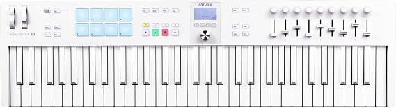 Arturia KeyLab Essential 61 Mk3 MIDI Kontrolcü - Alpine White