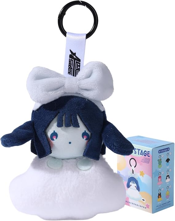 YJacuing Alien Stage Rabbit Series Blind Box Cloud Plush Keychain, Anime ALNST Officially Licensed Mystery Bag Charm Pendant