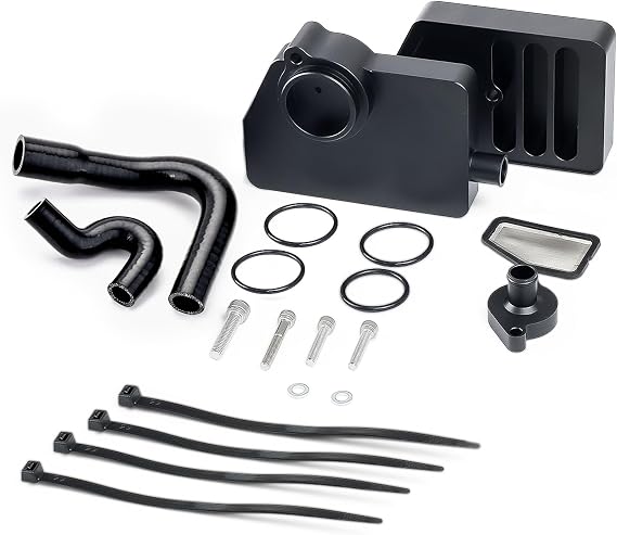 Aluminum CCV Oil Separator Assembly Fits 2011-2024 Ford