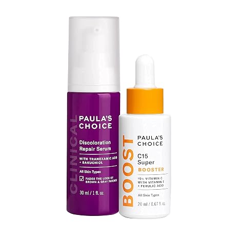 Paula's Choice Discoloration Repair Serum & BOOST C15 Vitamin C Serum