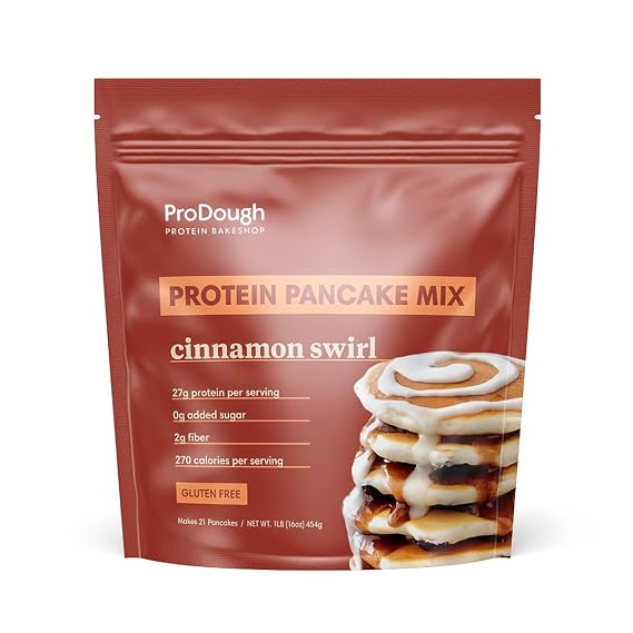 ProDough Shop Buttermilk Pancake and Waffle Mix - Gluten Free, Low Carb, High Protein Pancake Mix - Healthy Pancakes and Waffles for Breakfast or Snack