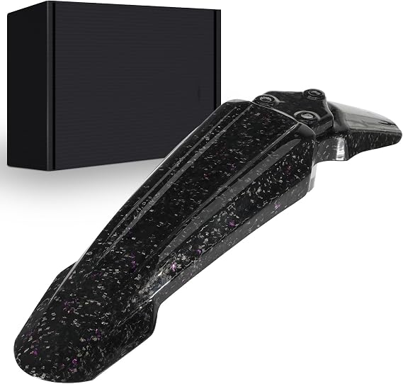 Motorcycle Front Fender,Real Carbon Fibre for X/S X160/X260-Black Purple