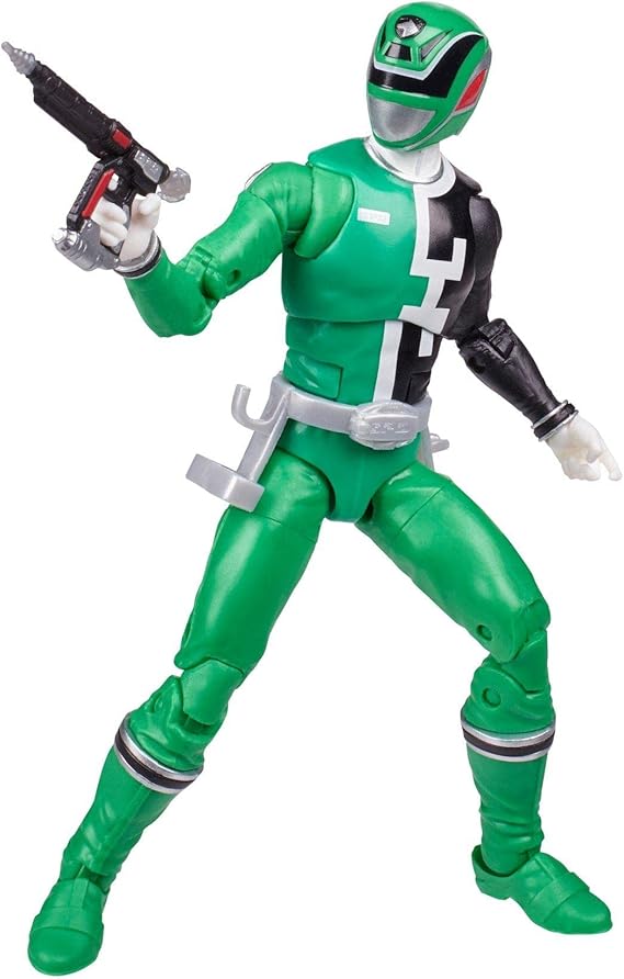 Power Rangers Lightning Collection S.P.D. Green Ranger 6-Inch Premium Collectible Action Figure Toy with Accessories