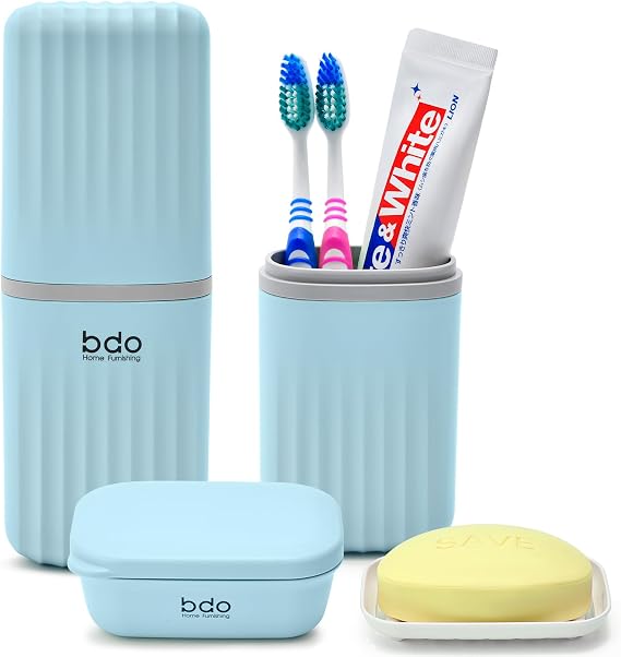 Bar Travel Soap Case Container, Portable Travel Toothbrush Case Holder