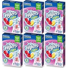 Wyler's Light Singles To Go Drink Mix, Raspberry Lemonade, 6 Pack (48 Drink Sticks Total)