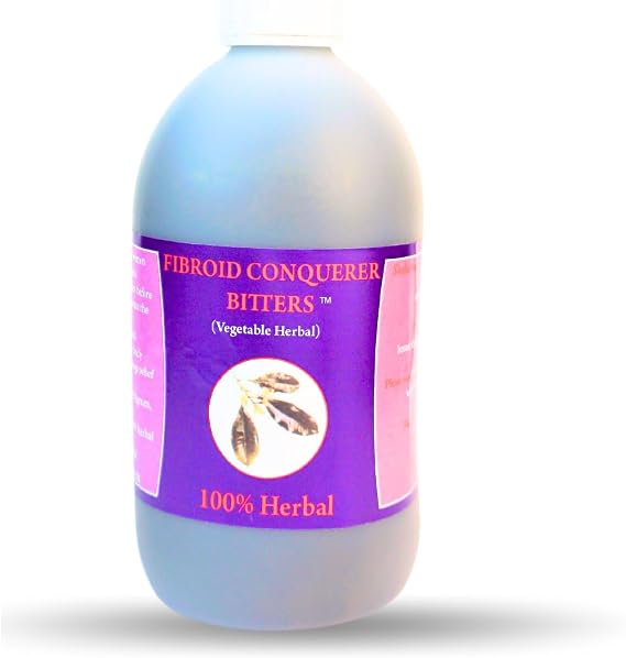 Fibroids Shrinking Treatment Tonic Bitters Herbal Tonic Uterine Colon Liver Blood Cleanser Detoxify