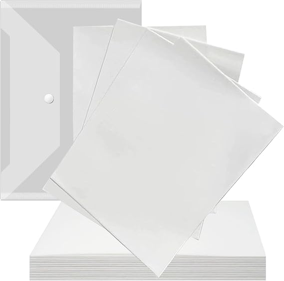 A4 Size 11.7"x 8.3" Edible Cake Transfer Paper,Pure White Flexible Edible Printer Wafer Paper,Edible Cake Card Printing Frosting Paper,Cake Design Hand-painted Edible Icing Sheets