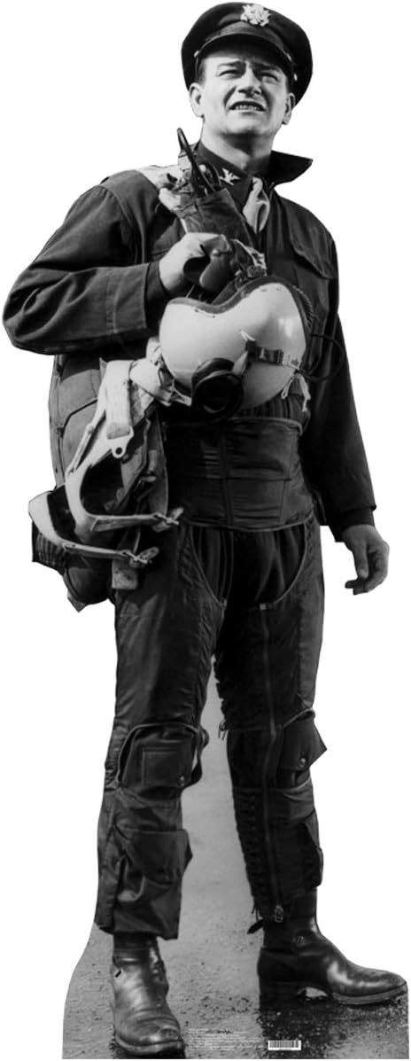 Cardboard People John Wayne - Black & White - Life Size Cardboard Cutout Standup