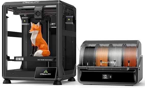 Creality K2 SE Combo 3D Printer, Support Multicolor Printing with CFS