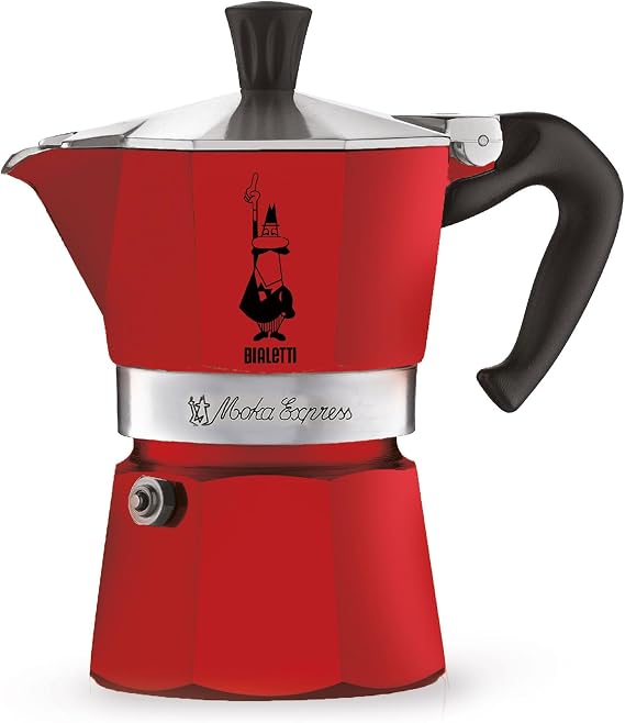 Bialetti 4941 Moka Express Espresso Maker, Red