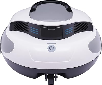 LABIXIAOXINRobotic Cordless Pool Vacuum Cleaner for Above Ground Pools with Powerful Dual Brushless Motors, 75 Mins Runtime, Self-Parking, Automatic Robot Cleaners for Inground Flat Pools up to 807ft²