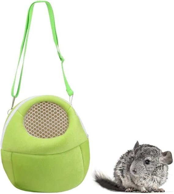 Hypeety Pet Carrier Bag Guinea Pig Breathable Portable Travel Bag, Green
