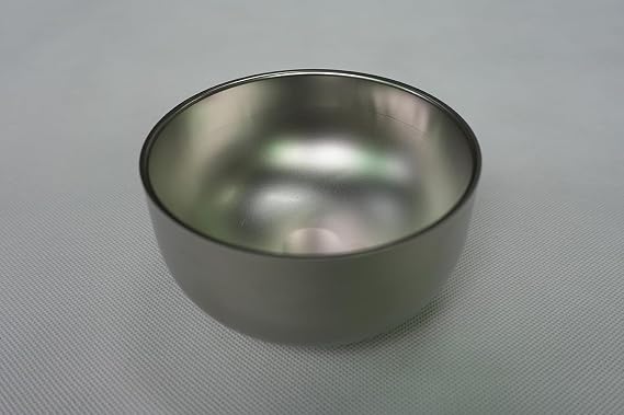 Stainless Steel Bowl, Double Wall Bowl, Easy Cleaning, 5.12 D x 2.76 H