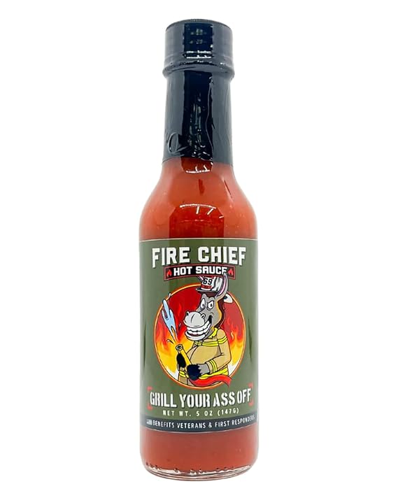 Grill Your Ass Off Fire Chief Hot Sauce, 5 fl oz