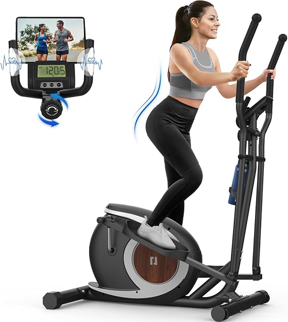 Cross Trainer, 16 Levels Resistance, Pulse Sensors for Home Use