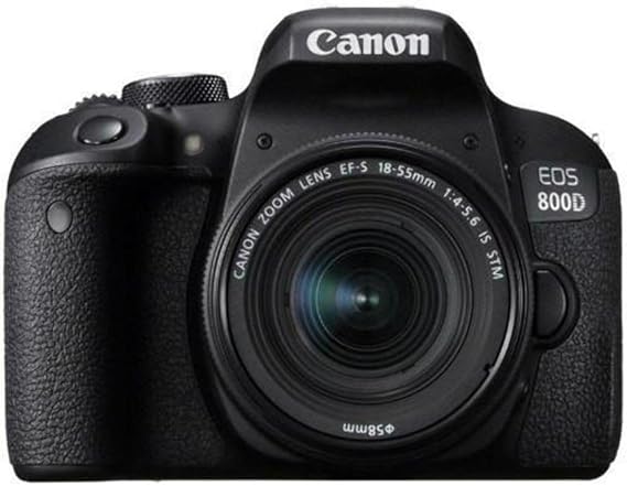 Canon EOS 800D Digital SLR with 18-55 is STM Lens Black International Model