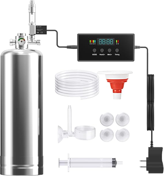 5L Aquarium Co2 Generator System with Automatic Timing Motor Valve
