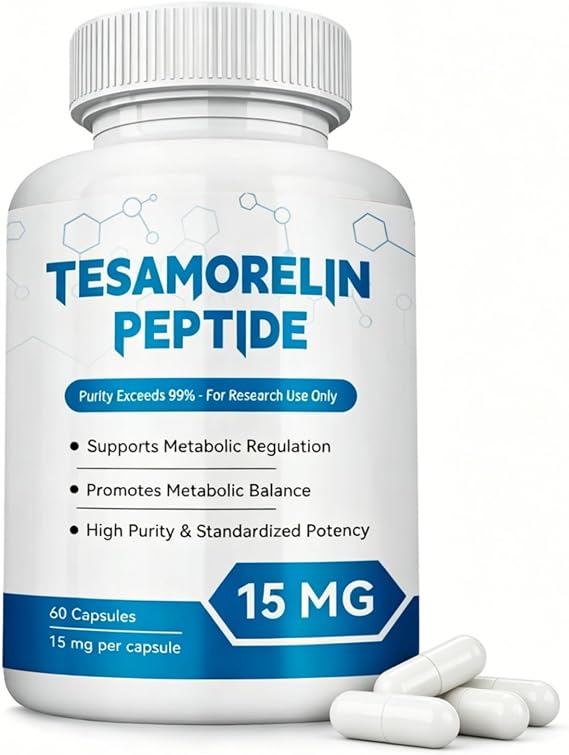 Tesamorelin Peptide Capsules 15MG, 60 Count