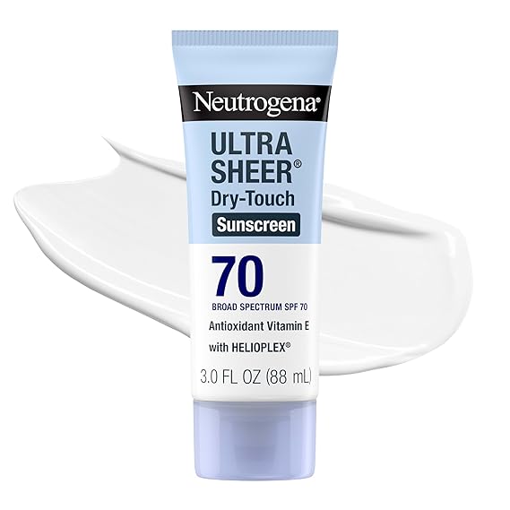 Neutrogena Ultra Sheer Dry Touch Sunscreen Lotion, SPF 70, 3 fl. oz