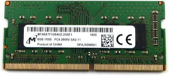 Micron MTA8ATF1G64HZ-2G6E1 8GB DDR4 2666MHz Memory Module - Memory Modules (8GB, 1x8GB, DDR4, 2666MHz, 260-pin SO-DIMM)