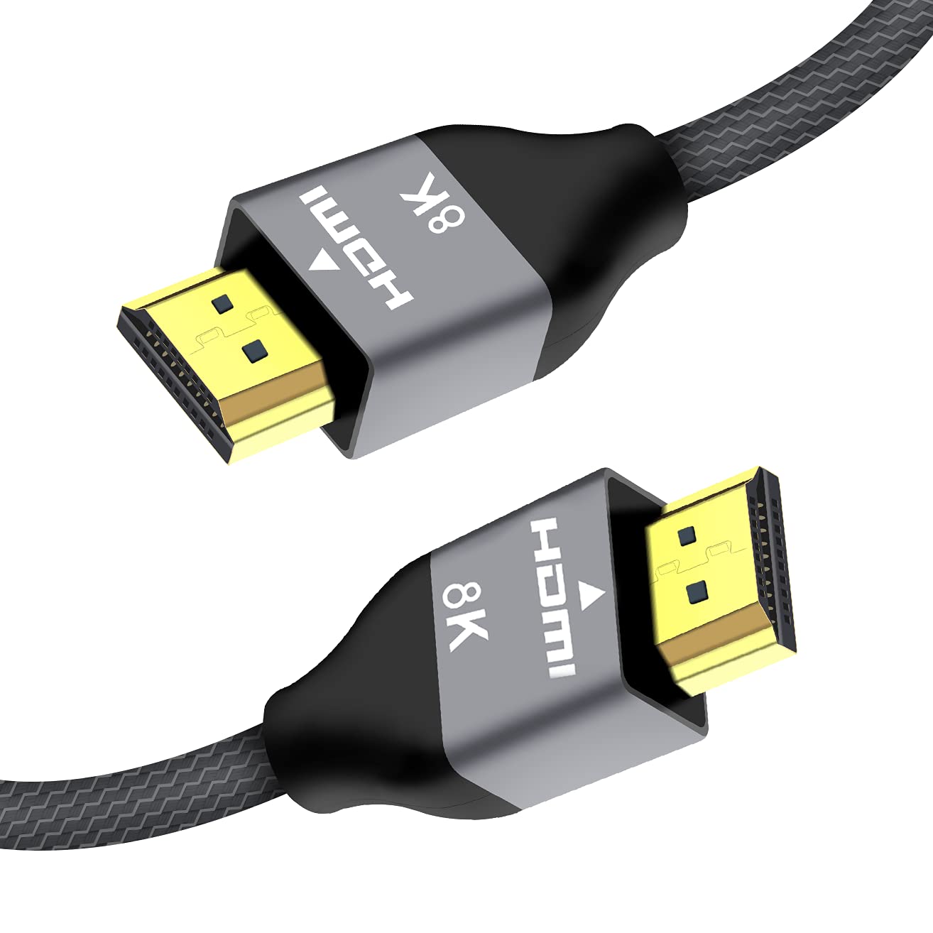 8K HDMI 2.1 Cable 6 ft, Ultra HD High Speed 48Gbps 8K@60Hz, 4K@ 120Hz144Hz Cable,HDCP 2.2 & 2.3,Dynamic HDR eARC, Compatible with Roku, Xbox, PS4,PS5,Samsung,LG, for Projector,Home Theatre,Gaming Box