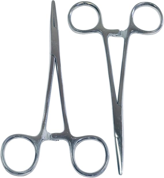 HTS 161D0 2 Pc 5.5" Locking Straight Hemostat Set