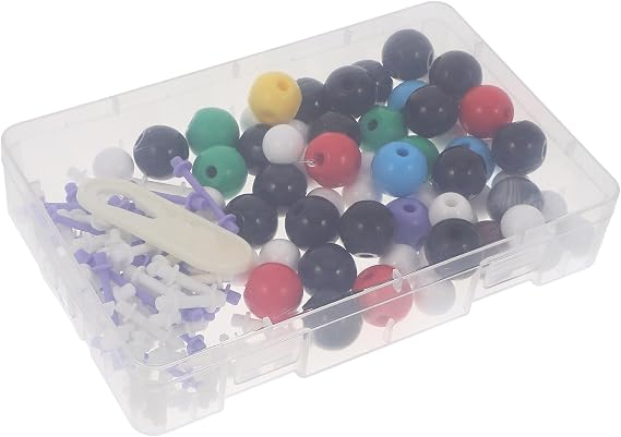 Molecular Model Kit Chemistry Set 63 Atom Balls and 86 Bonds for Students and Teachers, Educational Molecular Modeling Tool for Classroom Science Learning and Organic Chemistry