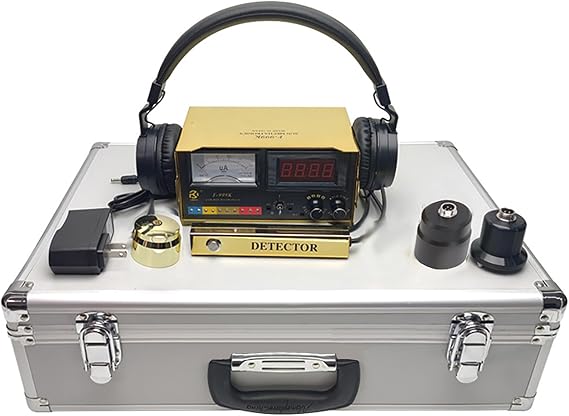 Water Leak Detector, Electric Underground Water Leak detectors Equipment with Headset, Indoor and Outdoor Leak Detection, Leakages for Underfloor Heating Household Water Pipes
