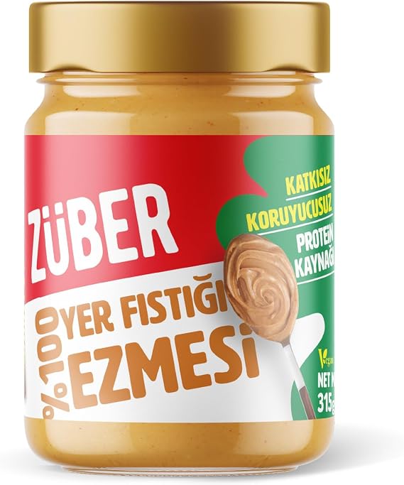 Züber%100 Fıstık Ezmesi 315 Gr