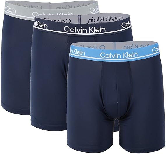 Calvin Klein Men`s Microfiber Stretch Boxer Briefs 3 Pack