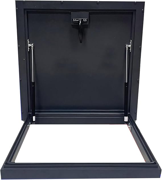 Cellar Floor Hatch - Waterproof Metal - Secure Access to Underground Spaces,60x60cm