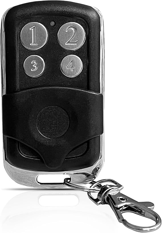 JUJIANG Gate Opener Remote Control Transmitter for Automatic Gate Opener Hardware Control Remote Security Gate Controller with Keychain Electric Rolling Driveway Gate Opener Closer Security Kit Remote
